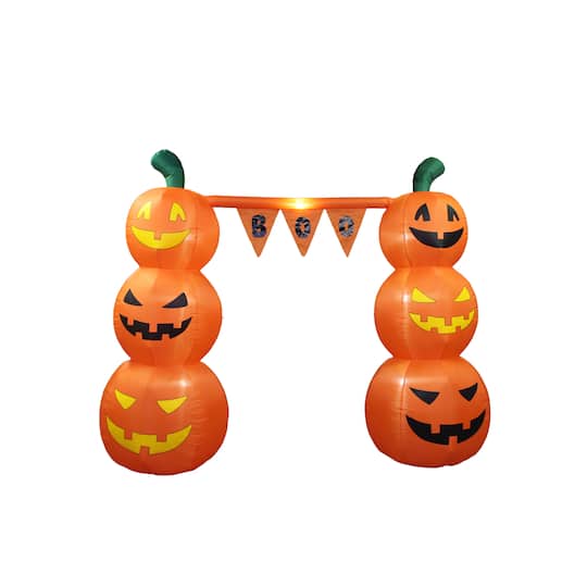 8ft. Inflatable Pumpkin Banner Archway